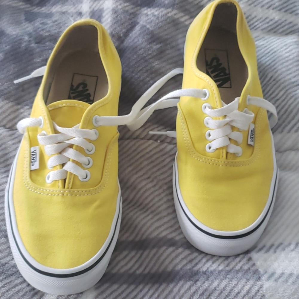 Yellow classic Vans